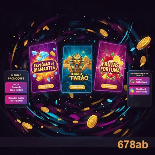 Imagem de um celular mostrando o aplicativo 678ab